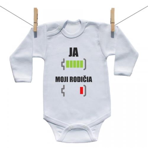 Boodyy Body s dlhým rukávom Batéria nabitá 98 (2-3 roky)