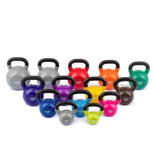 Kettlebell kovový vinyl varianta 8 kg