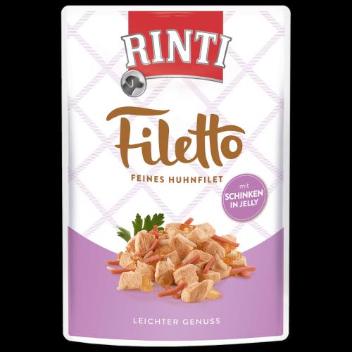 Rinti Filetto Kapsička Kura+Šunka v Želé 100g