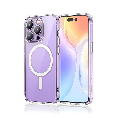 Magnetické gélové puzdro pre Apple iPhone 14 Pro - Transparentná H22533