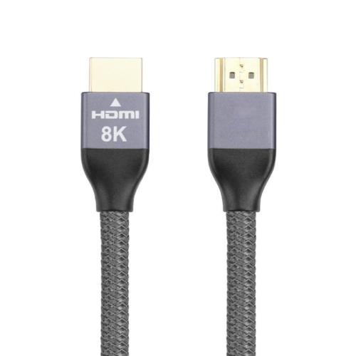 MG kábel HDMI 2.1 8K / 4K / 2K 5m, strieborný