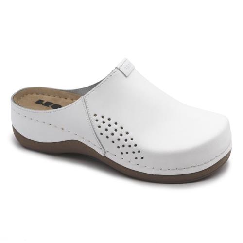 Leon 930 Dámska zdravotná celokožená obuv 36 - 22.5cm, biela, 4,5 cm