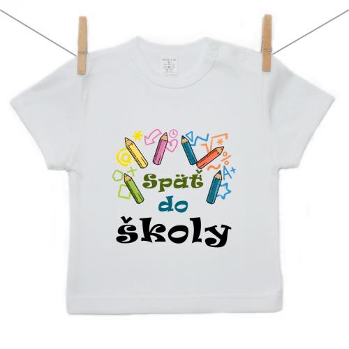 Boodyy Tričko s krátkym rukávom Späť do školy 80 (9-12 mesiacov)