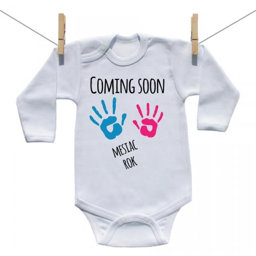 Boodyy Body s dlhým rukávom Coming soon 74 (6-9 mesiacov)