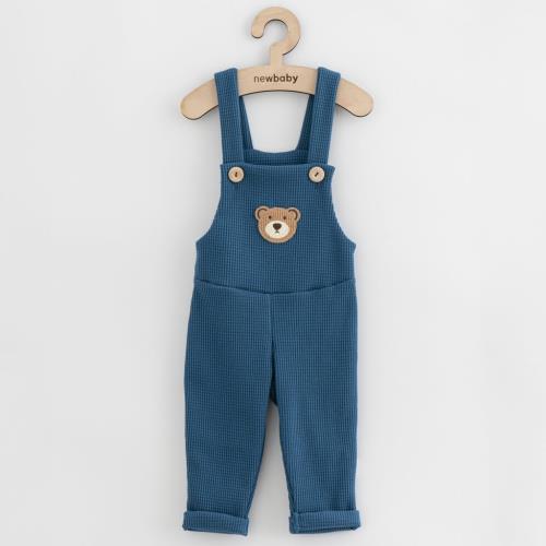 Dojčenské zahradníčky New Baby Luxury clothing Oliver modré 62 (3-6m), 20C55178