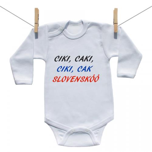 Boodyy Body s dlhým rukávom Ciki, caki, ciki, cak 80 (9-12 mesiacov) 1170-28872