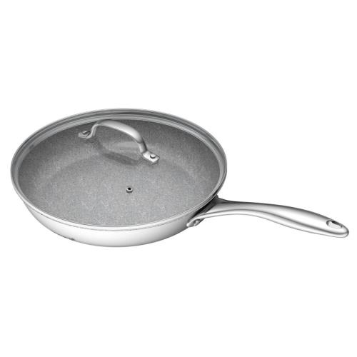 G21 Panvica Gourmet Miracle 28 cm s pokrievkou, nerez/greblon