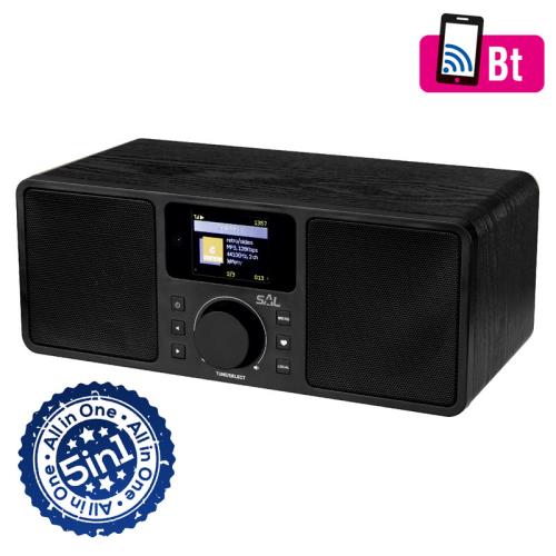 Rádio internetové SAL INR5000/BK