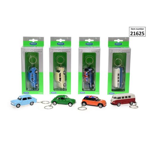 Auto, kovový model, prívesok Welly v mierke 1:60-Toi Toys