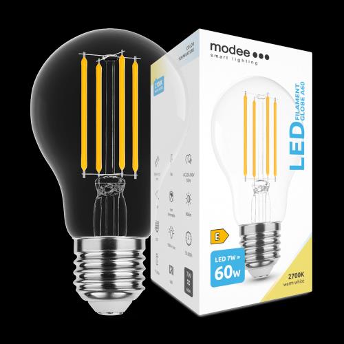 Modee LED žiarovka Filament Globe A60 7W E27 806 lm teplá biela (ML-A60F2700K7WE27)