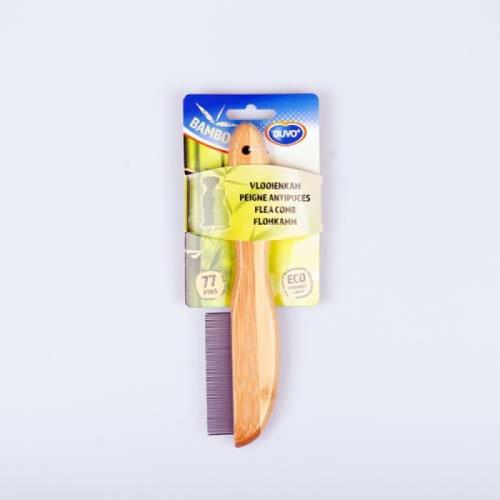 DUVO+ Blší hrebeň z bambusu 77 zubov 21cm