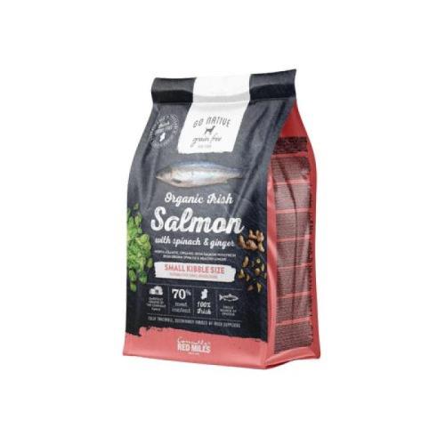 GO NATIVE Small Breed Salmon with Spinach and Ginger 1,5kg ultraprémiové krmivo pre psov malých plemien s lososom, špenátom a zázvorom