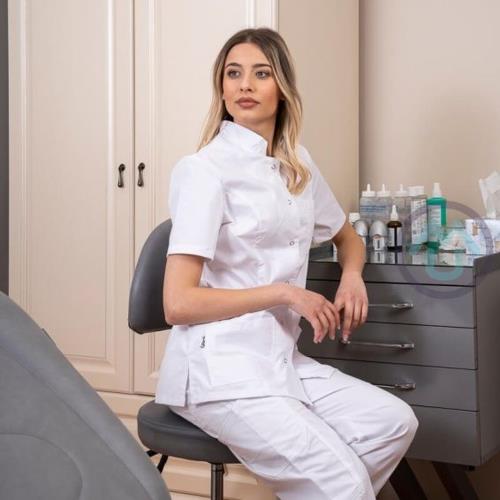 Zdravotnícka košeľa BEAUTY - biela 52
