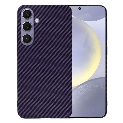 Ochranný obal s karbónovým vzorom pre Samsung Galaxy S23 - Fialová H33290