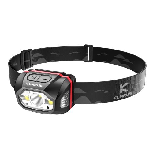 KLARUS HM1 Red nabíjateľná čelovka s pohybovým senzorom 440 lm, batéria 1800 mAh