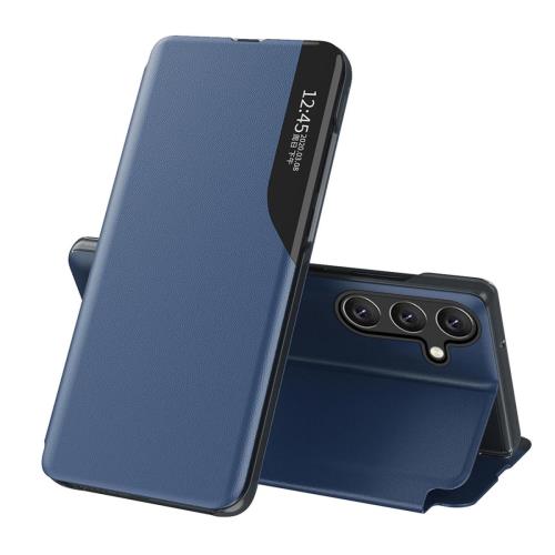 MG Eco Leather View knižkové puzdro na Samsung Galaxy A36, modré