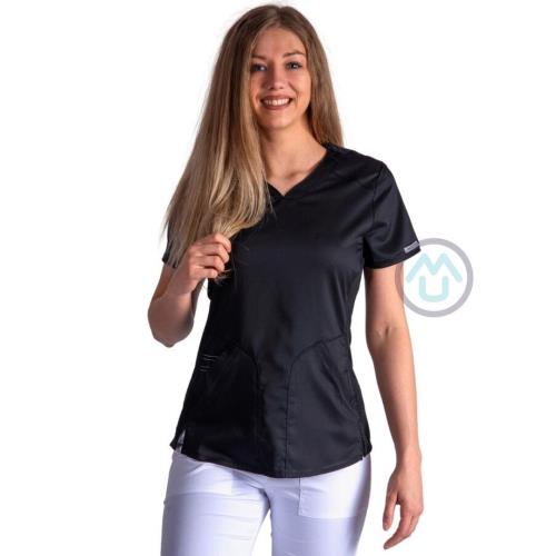 Dámska zdravotnícka blúza Cherokee Revolution ACTIVE STYLING - čierna 3XL