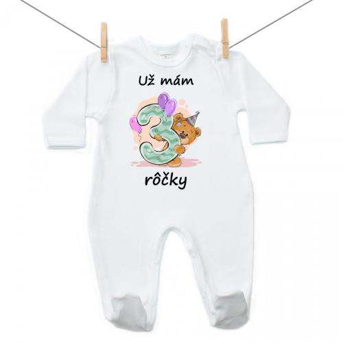 Boodyy Overal Už mám 3 rôčky 62 (2-4 mesiace)