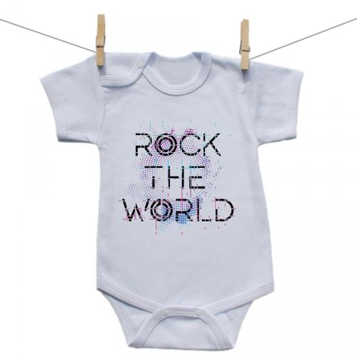 Boodyy Body s krátkym rukávom Rock the world 86 (12-18 mesiacov)