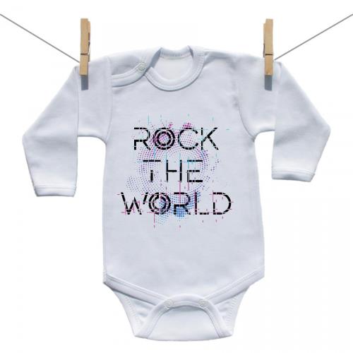Boodyy Body s dlhým rukávom Rock the world 80 (9-12 mesiacov)