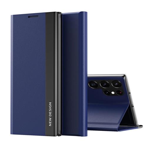 MG Sleep Case Pro knižkové puzdro na Samsung Galaxy S25 Plus, modré