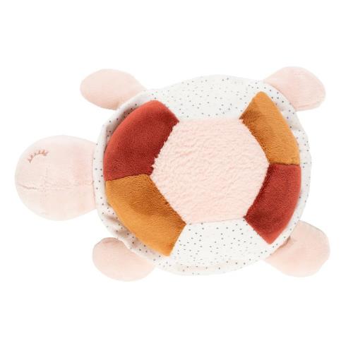 Hračka plyšová korytnačka Lapidou 4 aktivity 19 cm Pink