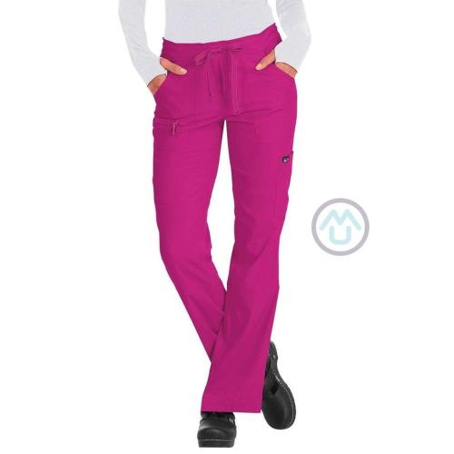Dámske pracovné nohavice LITE PEACE vo farbe magenta L