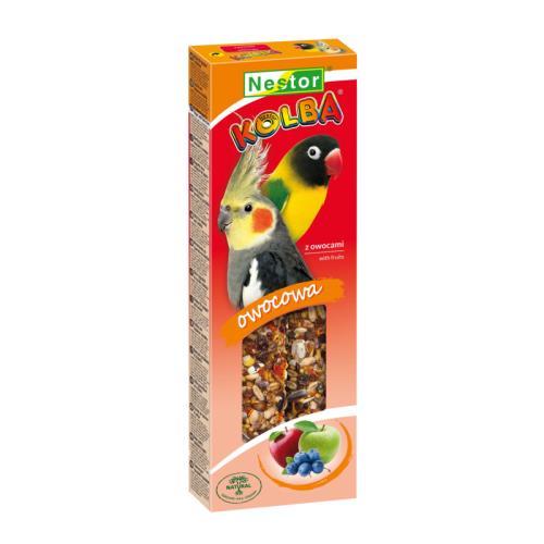 NESTOR Tyčinka pre papagáje s ovocím 2ks 115g