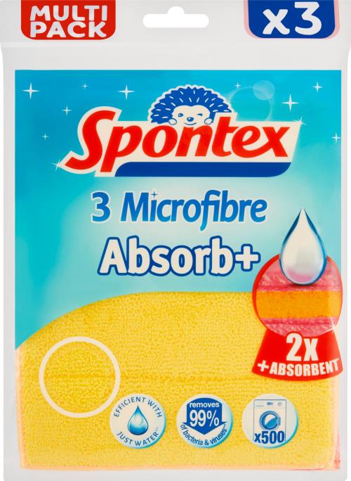 Spontex Polštářky z mikrovlákna 3ks