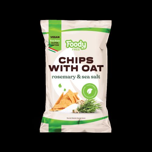 Foody free Chips ovsené s morskou soľou a rozmarínom