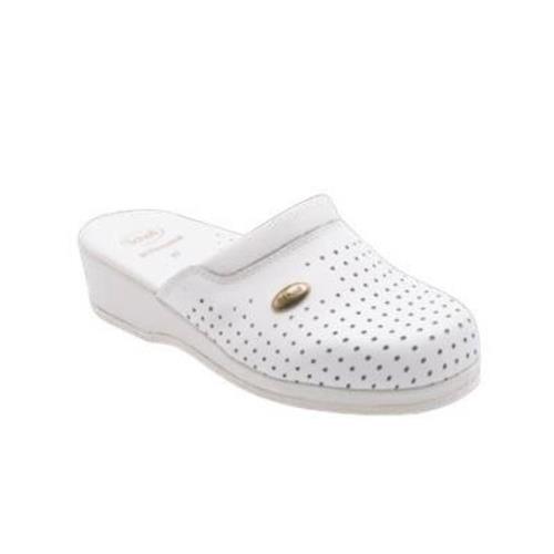 SCHOLL Clog Back Guard zdravotná obuv biela - Veľkosť 42