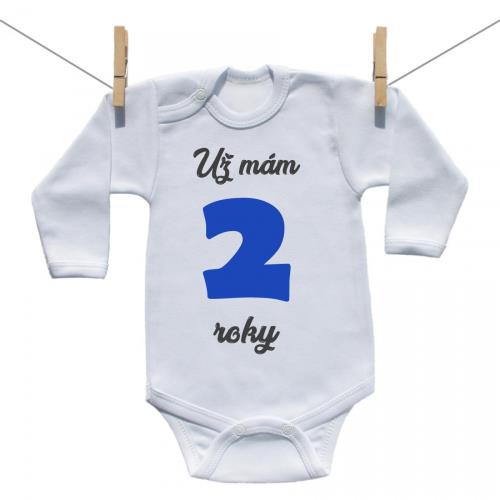 Boodyy Body s dlhým rukávom Už mám 2 roky Chlapec 74 (6-9 mesiacov) 2502-46119