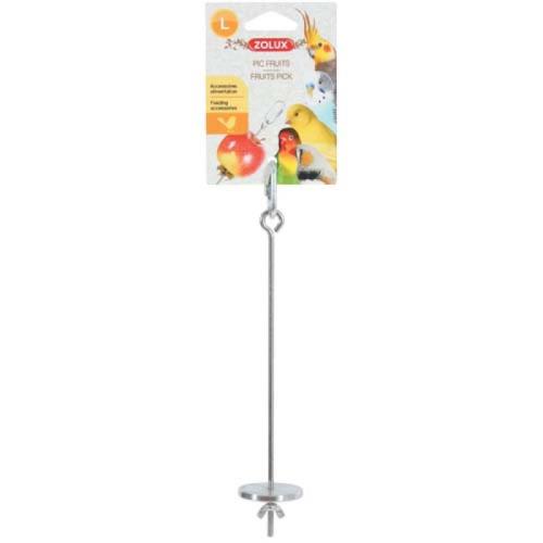 ZOLUX Držiak na ovocie pre vtáky do klietky kovový 22cm