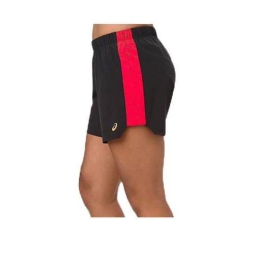 Asics 5,5 Short W Dámske športové nohavice - krátke, čierna/červená, veľ. XS 7995-xs