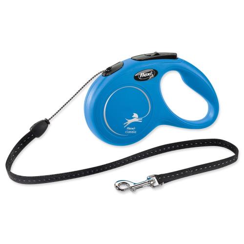 flexi New Classic lanko S 5m do 12kg modré