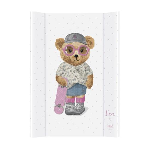 Podložka prebaľovacia 2-hranná s pevnou doskou (50x70) Comfort Fluffy Puffy Lea