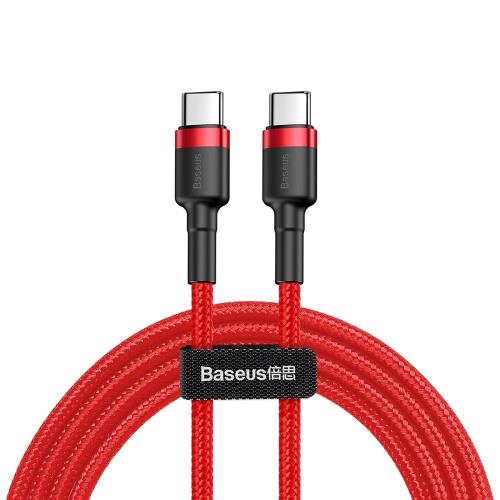 Baseus Cafule kábel USB-C / USB-C 60W QC 3.0 2m, červený