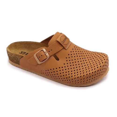 Leon 4250 Dámska zdravotná korková obuv uzavretá 37 - 24cm, hnedá, 2,0 cm