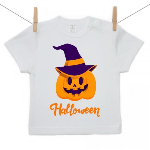 Boodyy Tričko s krátkym rukávom Halloween tekvica 92 (18-24 mesiacov) 2083-43245