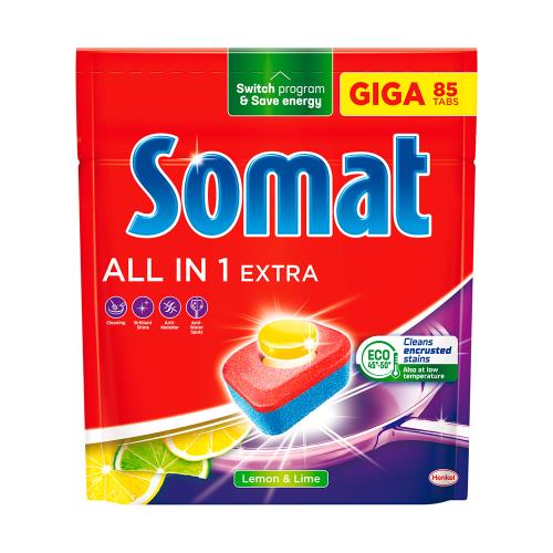 Somat All in 1 Extra tablety do umývačky Lemon