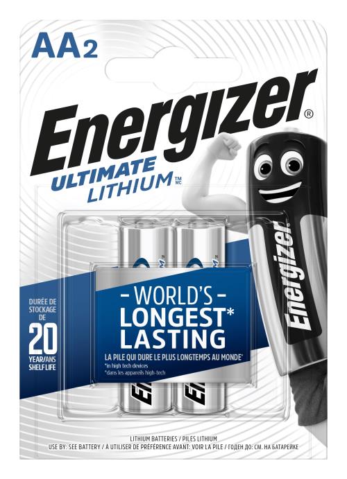 Energizer Ultimate Lithium AA/2 FR6/2 1,5V 2ks 7638900262636