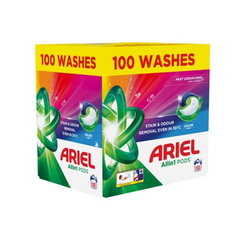 Ariel Color Allin1, kapsuly na pranie, 100 praní