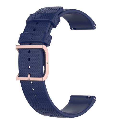 Bstrap Silicone Rain remienok na Samsung Galaxy Watch Active 2 40/44mm, dark blue