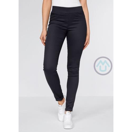 Dámske čierne nohavice SLIM STRETCH 3XL