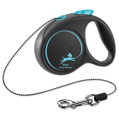 flexi Black Design XS lanko 3m modrá do 8kg