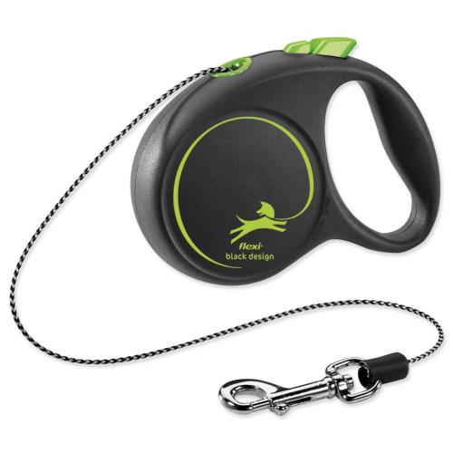 flexi Black Design XS lanko 3m zelená do 8kg