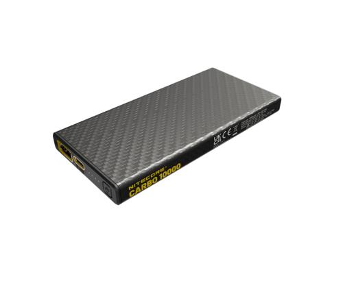 Nitecore CARBO ultraľahká powerbanka 10.000 mAh, celokarbónové telo