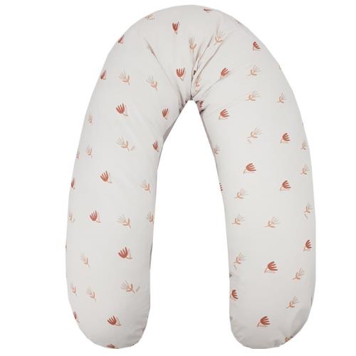Vankúš na dojčenie velvet Beige Meadow 180cm