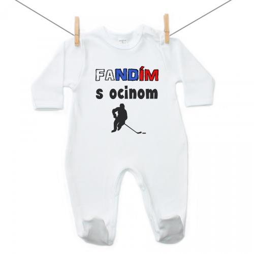 Boodyy Overal Fandím s ocinom 68 (3-6 mesiacov)