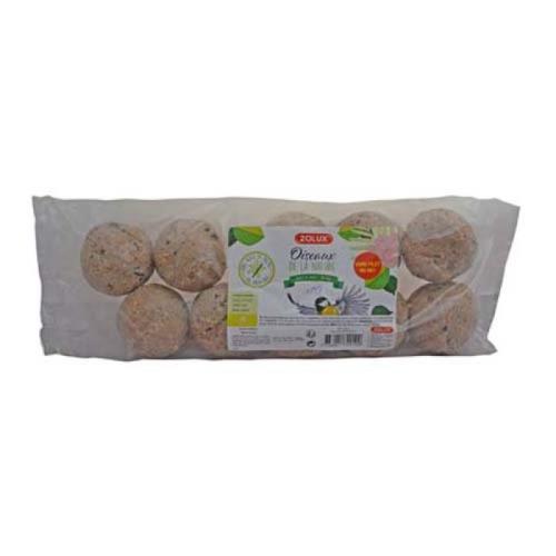 ZOLUX 10ks/90g lojové guľe bez sieťky na ochranu vtáčich nožičiek